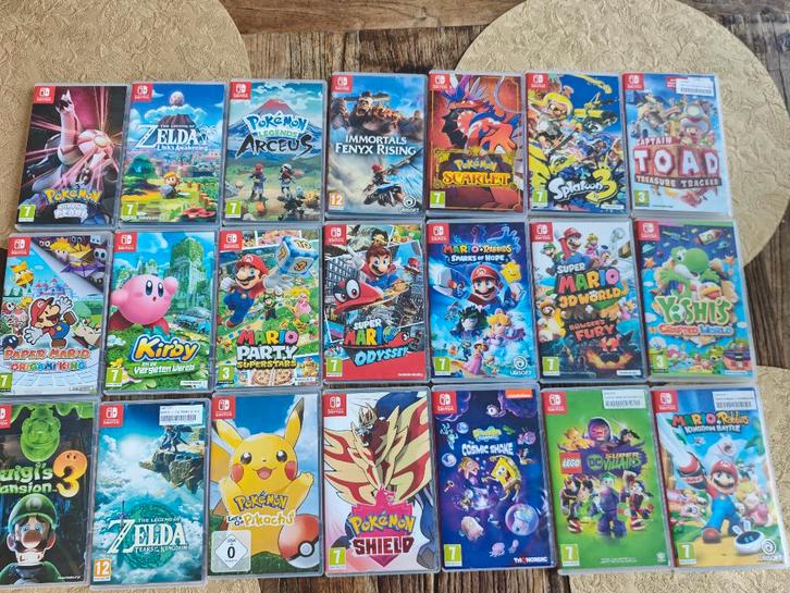 21 Nintendo Switch-games bundel, Consoles de jeu & Jeux vidéo, Jeux | Nintendo Switch, Utilisé, Enlèvement ou Envoi
