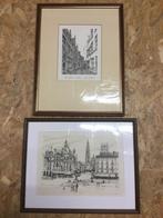 Pentekening, Ets of Litho Antwerpen, Antiek en Kunst, Ophalen