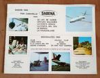 2 brochures touristiques SABENA 1969-1970., Utilisé, Envoi