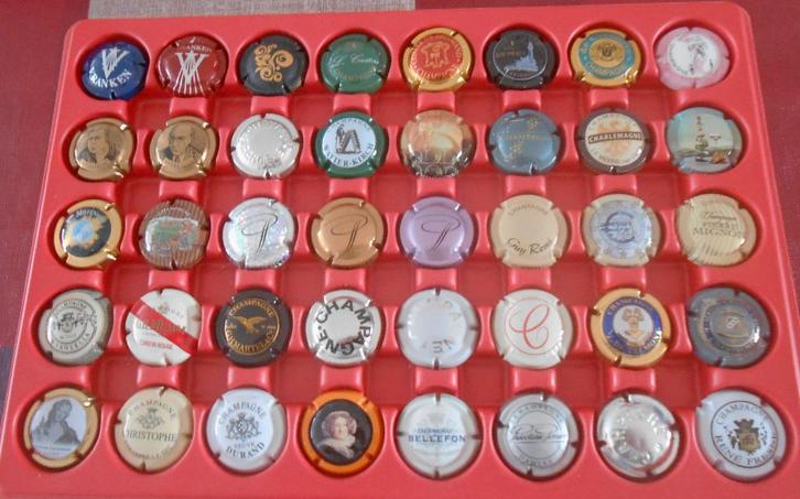 serie 2 - 40 champagne capsules - 6 euro, Verzamelen, Complete verzamelingen en Collecties, Verzenden