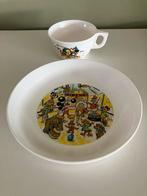 Assiette et tasse  Disney Cogebi vintage en très bon état, Enlèvement ou Envoi