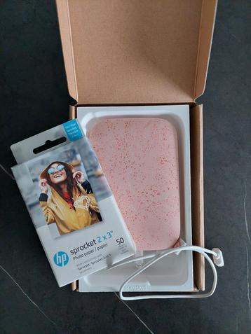 HP Sprocket Printer | Nieuw | Inclusief 50 Sheets Extra beschikbaar voor biedingen
