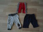 3 broekjes: maat 50-62, Pantalon, Garçon ou Fille, Enlèvement ou Envoi, Utilisé