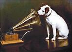 BanksyHis master's voice litho  groot formaat, Ophalen of Verzenden