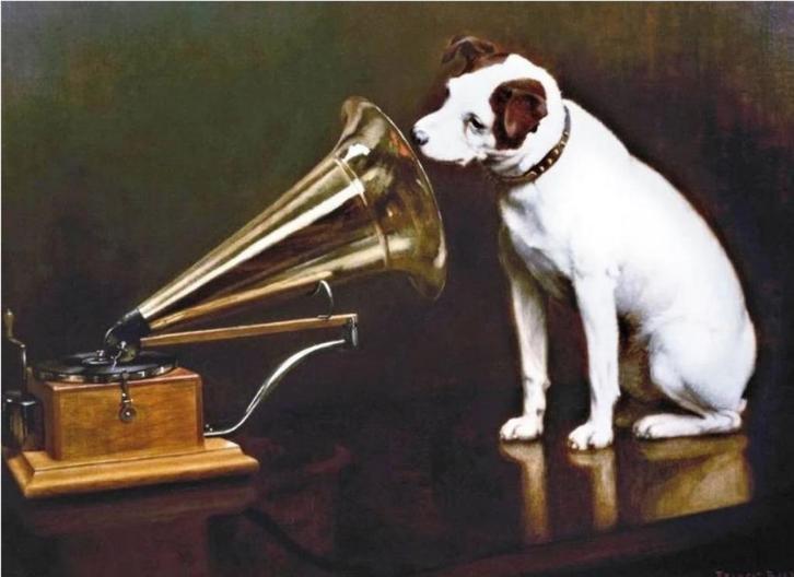 Banksy His master's voice litho  groot formaat, Antiek en Kunst, Kunst | Litho's en Zeefdrukken, Ophalen of Verzenden