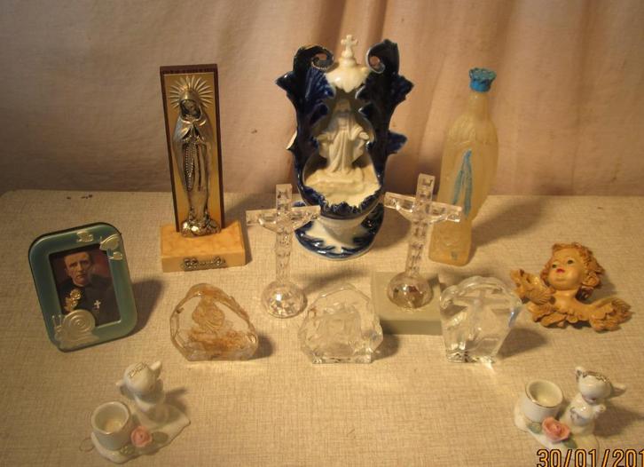 11 mooie Oude religieuze voorwerpen, Antiek en Kunst, Antiek | Religieuze voorwerpen, Ophalen of Verzenden