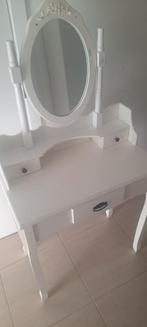 Witte kaptafel, Huis en Inrichting, Ophalen, Gebruikt