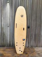 7'6" softtop surfboard, Watersport en Boten, Golfsurfen, Ophalen, Gebruikt, Funboard, Met vinnen