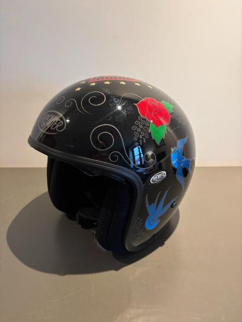 Helm Premier vintage skm 19, Motoren, Kleding | Motorhelmen, Dames, Heren, Jethelm, M, Overige merken, Nieuw zonder kaartje, Ophalen