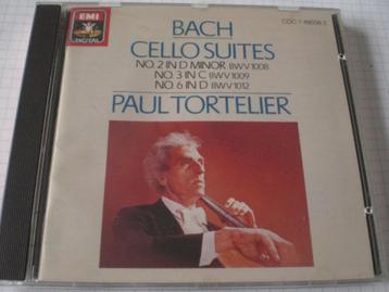 CD Bach Cello Suites. Paul Tortelier. EMI.1983