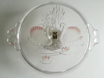 Plat à gâteaux sur pied Walther Glass Mikasa