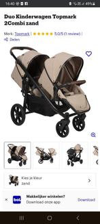 Tweelingbuggy Topmark, Kinderen en Baby's, Buggy's, Ophalen, Zo goed als nieuw, Overige merken, Voetenzak