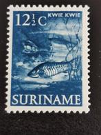 Suriname 1954 - vissen - Kwie kwie (meerval), Ophalen of Verzenden, Dier of Natuur, Gestempeld