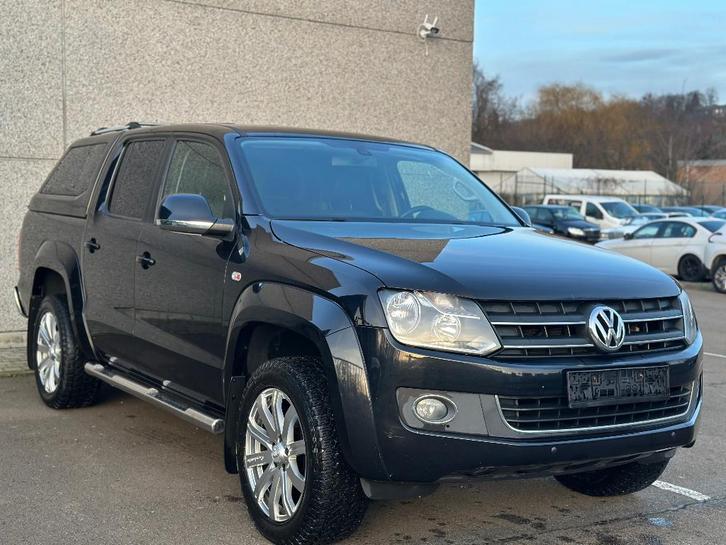 Vw AMAROK 2.0TDI 4x4 d.cabine Automaat GPS 1e eigeenaar, Auto's, Volkswagen, Bedrijf, Amarok, 4x4, ABS, Adaptieve lichten, Airbags