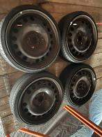 Stalen velgen 16 inch 4x100 met 165-40-16 Volkswagen, Auto-onderdelen, Banden en Velgen, Gebruikt, 16 inch, Banden en Velgen, Ophalen of Verzenden