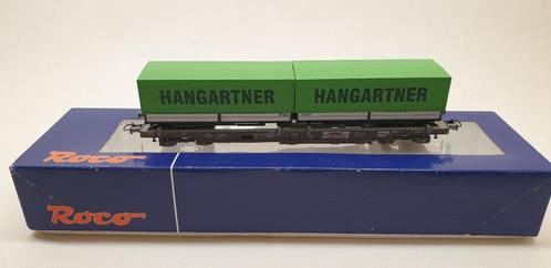 Roco 66595 HO SBB HUPAC  "HANGARTNER AG", Hobby & Loisirs créatifs, Trains miniatures | HO, Comme neuf, Wagon, Roco, Enlèvement ou Envoi