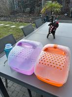 Transportkoffer cavia s x 2 ( en drinkflesje ), Dieren en Toebehoren, Ophalen, Gebruikt, Transportkoffer of -box