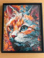 Kat op doek, Ophalen of Verzenden