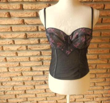 (5)- guépiére femme t.95C noire rose - like all women - beschikbaar voor biedingen