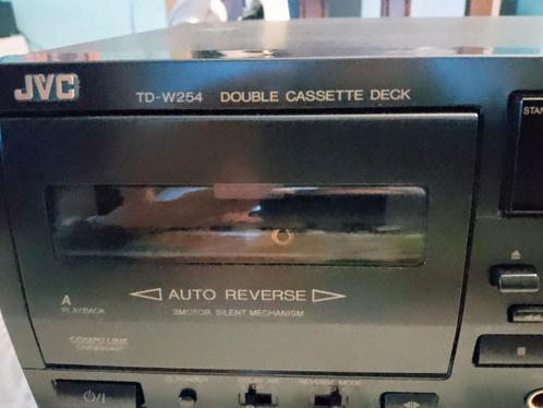 JVC TD W 254, Audio, Tv en Foto, Cassettedecks, Dubbel, JVC, Ophalen
