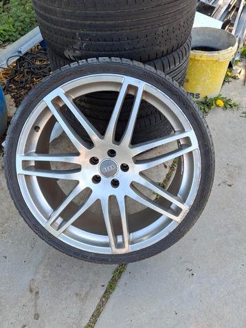 Audi set velgen en banden, Auto-onderdelen, Banden en Velgen, Ophalen, Band(en)