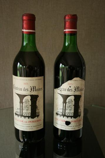 2 wijnflessen Lalande de Pomerol 1975