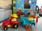 Vtech tractor en dierenkar, Ophalen, Zo goed als nieuw, 4 tot 6 jaar