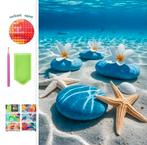 Peinture au diamant étoile de mer de plage 50x40cm (carrée), Envoi, Neuf, Autres types