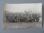 oude foto peleton soldaten op oefening mitrailette .., Enlèvement ou Envoi, Armée de terre, Photo ou Poster
