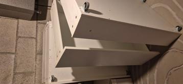 bed lades 4x wit ikea, malm serie beschikbaar voor biedingen