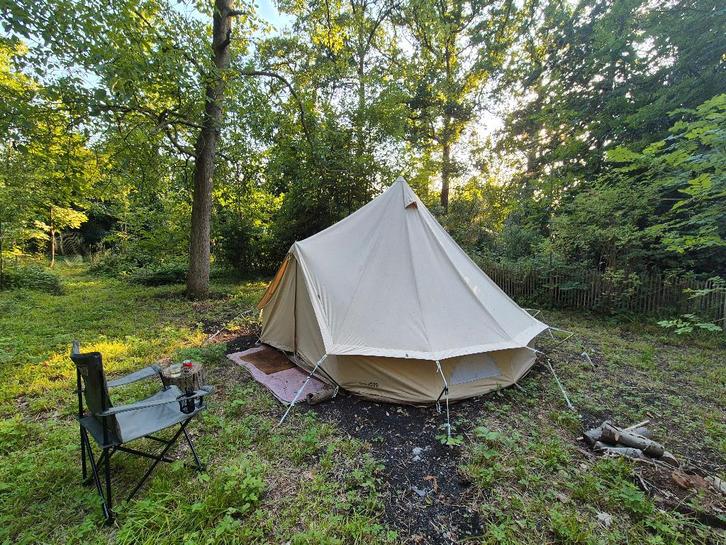 Quasi nieuwe Sibley 400 ProTech tent Canvascamp +accessoires, Caravanes & Camping, Tentes, jusqu'à 4, Comme neuf, Enlèvement