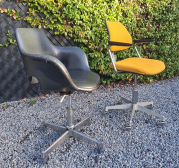 Vintage retro gispen tubax bureaustoel ahrend stal stil beschikbaar voor biedingen