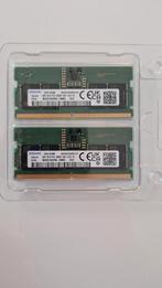 16 GB (2 x 8 GB) DDR5 SODIMM PC 5600 Samsung, Computers en Software, RAM geheugen, Ophalen, Zo goed als nieuw, DDR5