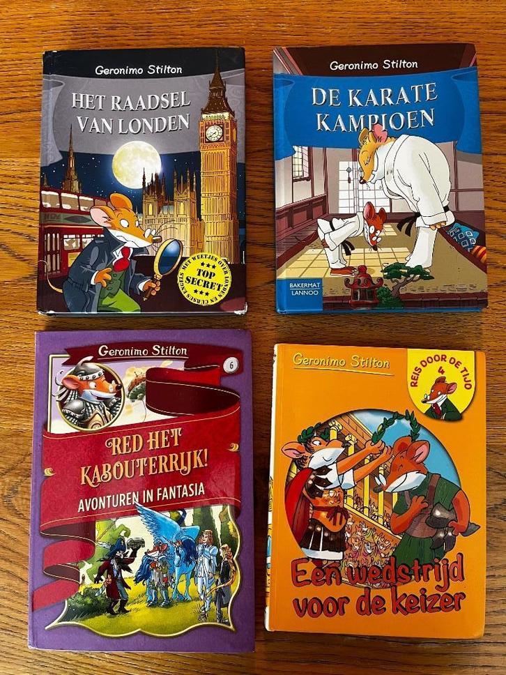 Geronimo Stilton boeken, Boeken, Kinderboeken | Jeugd | onder 10 jaar, Zo goed als nieuw, Fictie algemeen, Ophalen