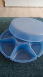 Tupperware - serveerschotel, Ophalen of Verzenden, Gebruikt, Blauw, Schaal