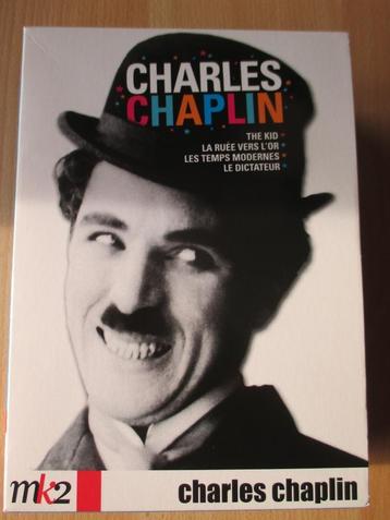 Charlie Chaplin DVD-box met 4 films