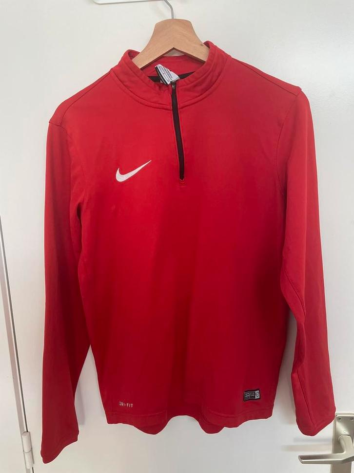Nike Dri-FIT Authentic Football - Rood, Kleding | Heren, Sportkleding, Zo goed als nieuw, Voetbal, Maat 46 (S) of kleiner, Rood