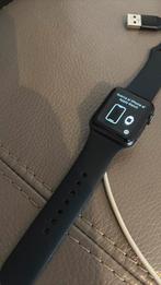 Appel watch serie 3, Handtassen en Accessoires, Smartwatches, Ophalen, Zo goed als nieuw, Zwart, Apple
