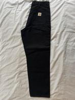 Carhartt WIP Jeans zwarte broek met dubbele knie 34x32, Carhartt WIP, Zo goed als nieuw, Zwart