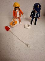 Playmobil: spoedarts en politieagente, Kinderen en Baby's, Speelgoed | Playmobil, Ophalen, Zo goed als nieuw, Complete set