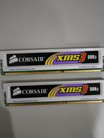 Corsair XMS3 2x1GB DDR3 1333MHz, Computers en Software, RAM geheugen, DDR3, Ophalen of Verzenden, Zo goed als nieuw, Desktop
