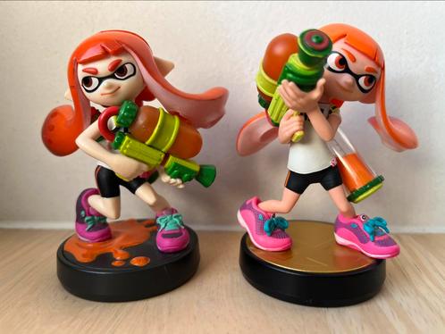 2 x Splatoon Amiibo's, Games en Spelcomputers, Spelcomputers | Nintendo Consoles | Accessoires, Zo goed als nieuw, Wii, Ophalen of Verzenden