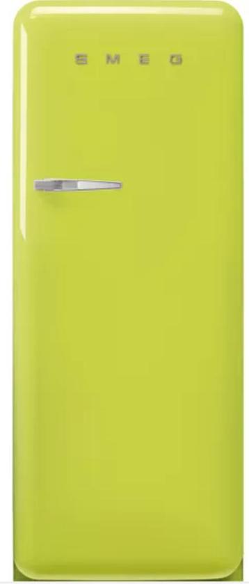 Smeg Retro Koelkast – Limegroen – Iconisch Design, Elektronische apparatuur, Koelkasten en IJskasten, 150 tot 200 liter, 60 cm of meer