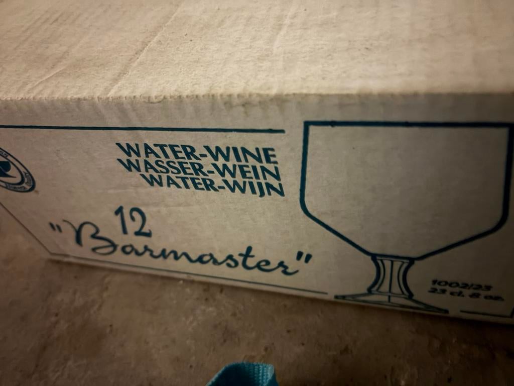 12 glazen, Collections, Verres & Petits Verres, Enlèvement, Comme neuf