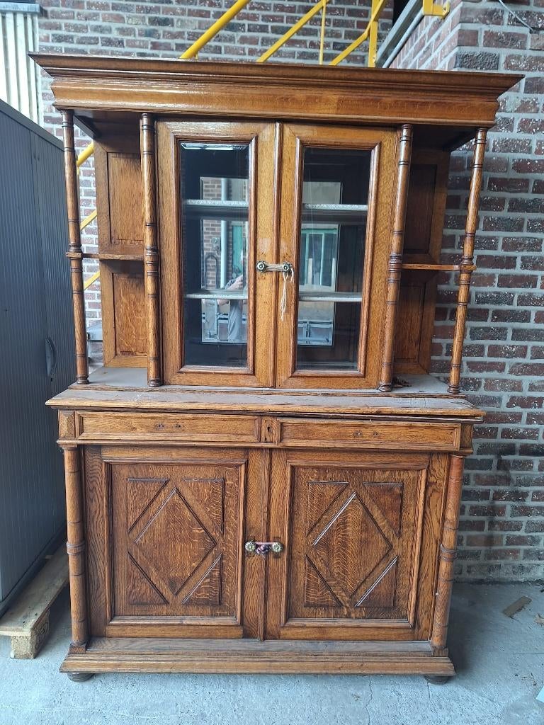 antiek houten kast, Antiek en Kunst, Ophalen