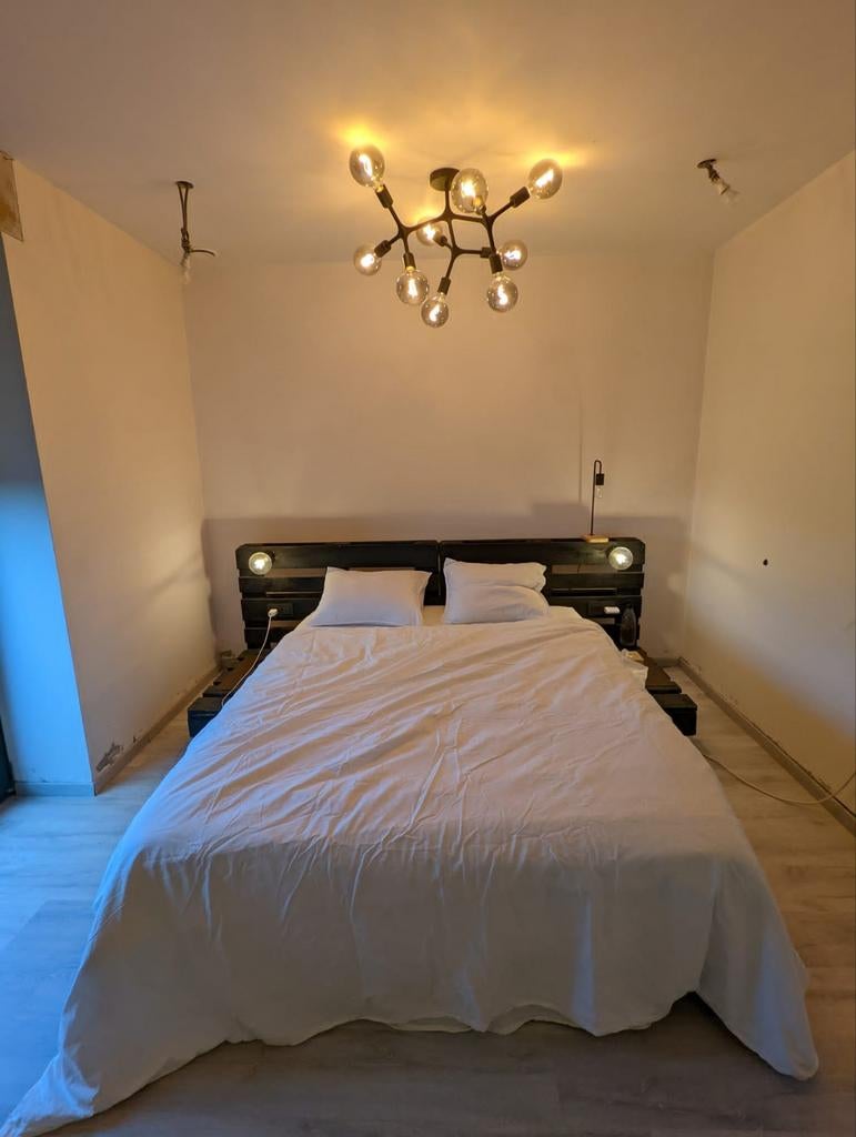 Palletbed 160 X 200 cm, Enlèvement, 200 cm