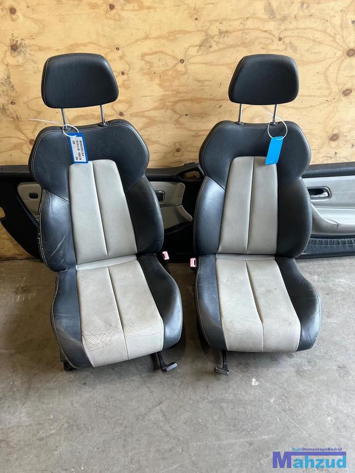 MERCEDES SLK R170 Zwart beige leer interieur 1996-2004, Auto-onderdelen, Interieur en Bekleding, Mercedes-Benz, Gebruikt
