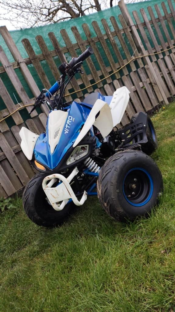 Toffe Quad 125cc 4Takt vooruit+achteruit. 6-16jaar., Vélos & Vélomoteurs, Cyclomoteurs | Cyclomoteurs de cross, Utilisé, Autres marques