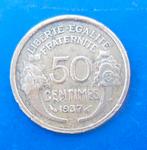 FRANCE 1937 50 centimes "Morlon", Envoi, France, Monnaie en vrac