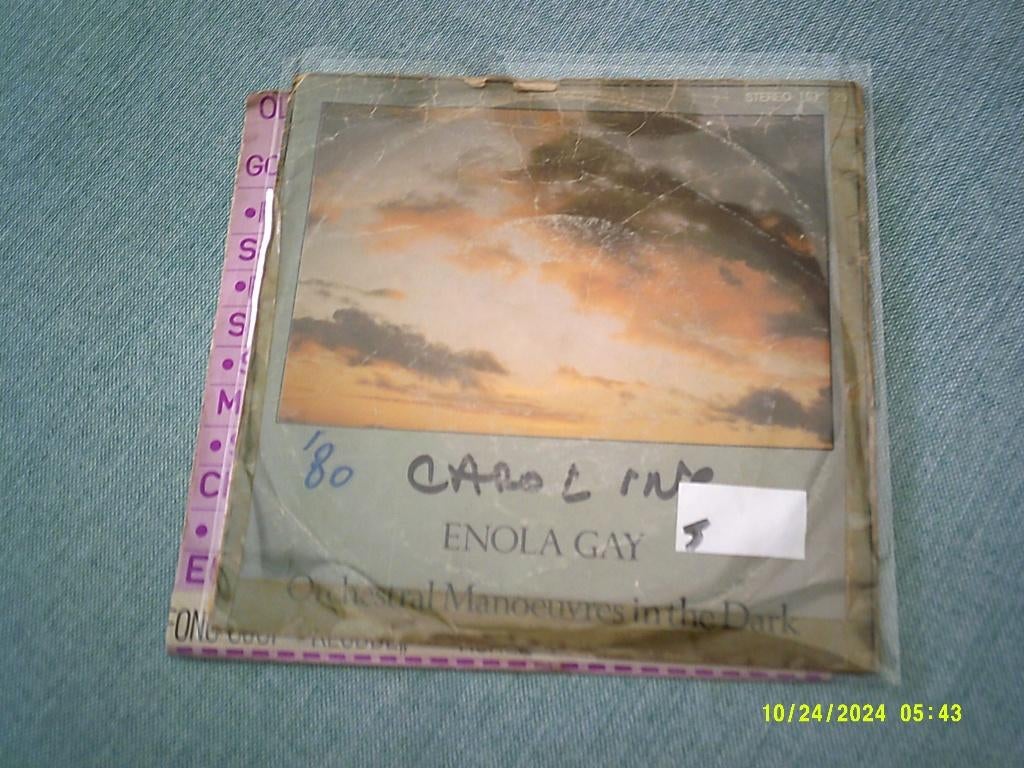 Manœuvres orchestrales dans le noir - Enola Gay.en vinyle., CD & DVD, Enlèvement ou Envoi, Utilisé, Autres formats, Pop rock